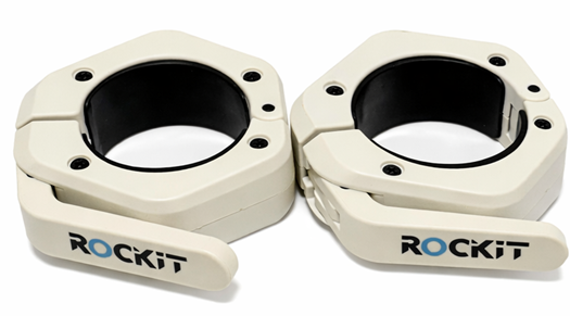 Magnetic Lockjaw Collars – White – Blue Fitness Ltd