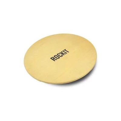 ROCKIT wooden balance board. Circular in light wooden finish