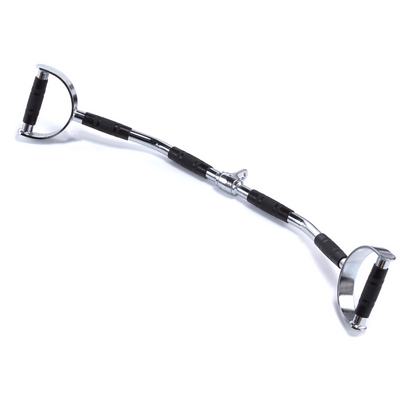 ROCKIT lat bar 36' - Silver with black handles