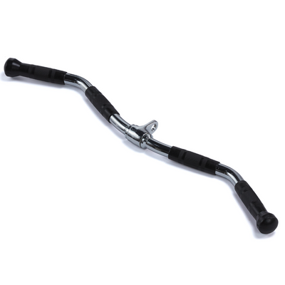 ROCKIT curl bar with black rubber handles