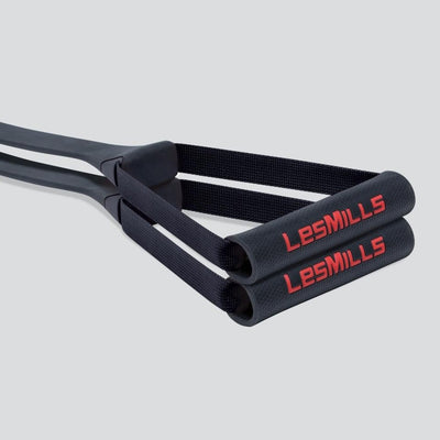 Black Les Mills Smartband extreme with red details