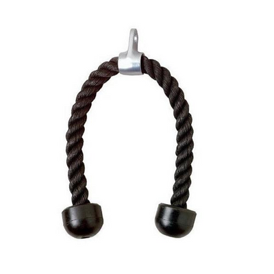 ROCKIT tricep rope - black with a silver attachment